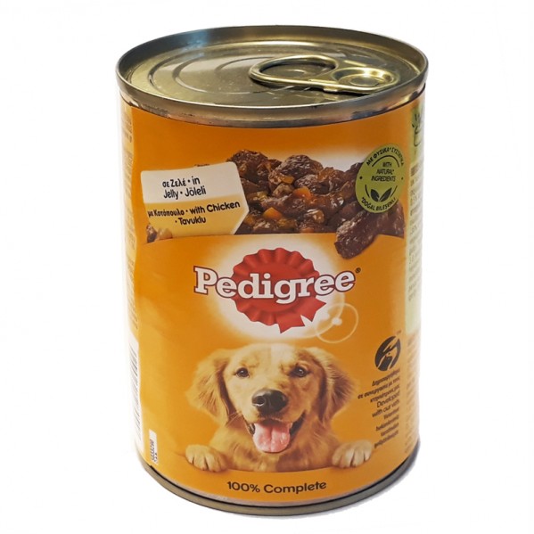 PEDİGREE TAVUKLU LÖLELİ KÖPEK KONSERVE 415GR